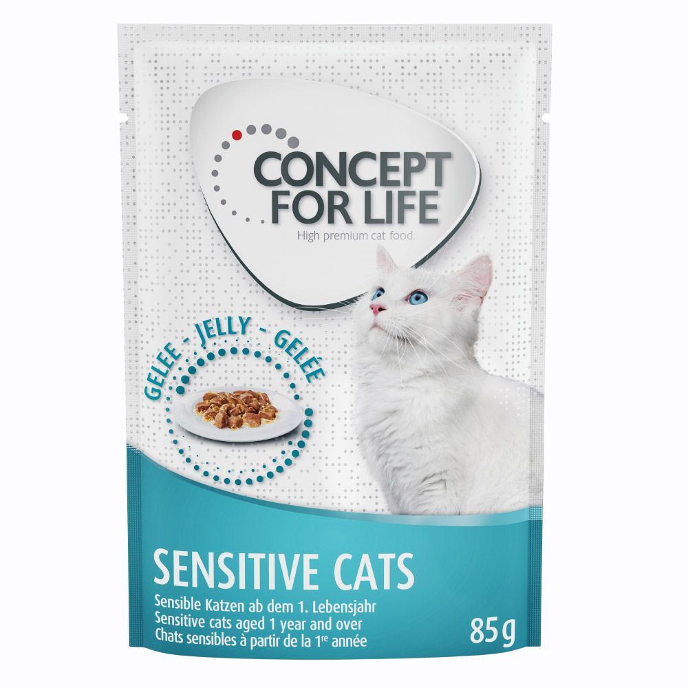 Concept for Life Sensitive Cats em gelatina - 24 x 85 g