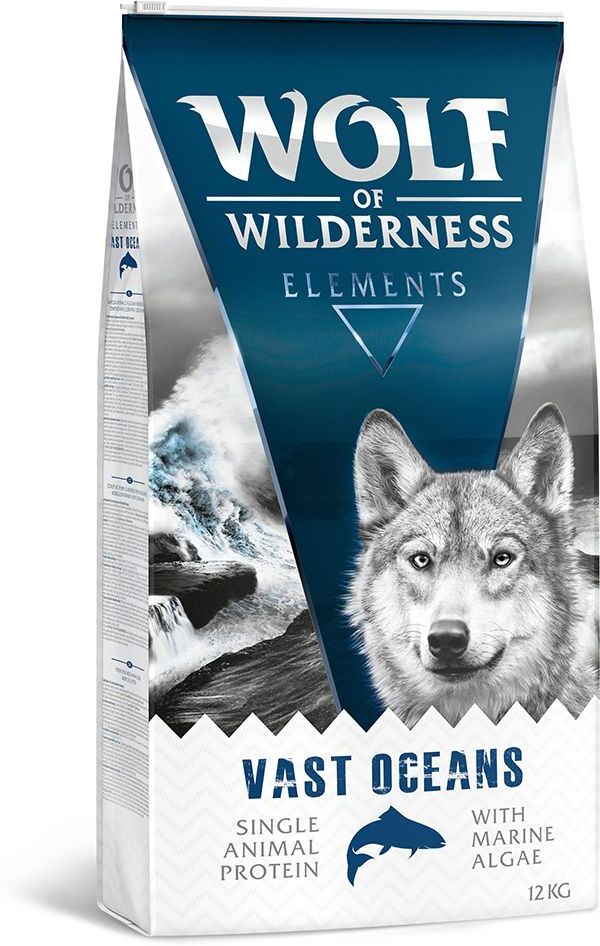 Wolf of Wilderness Vast Oceans com peixe - 5 kg