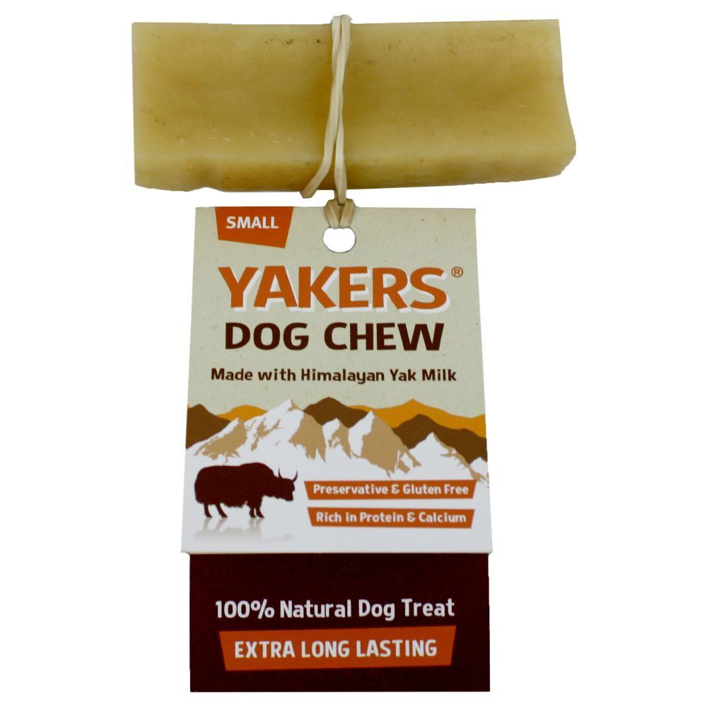 YAKERS Dog Chew snacks de leite para cães - Large: Pack económico: 3 unidades