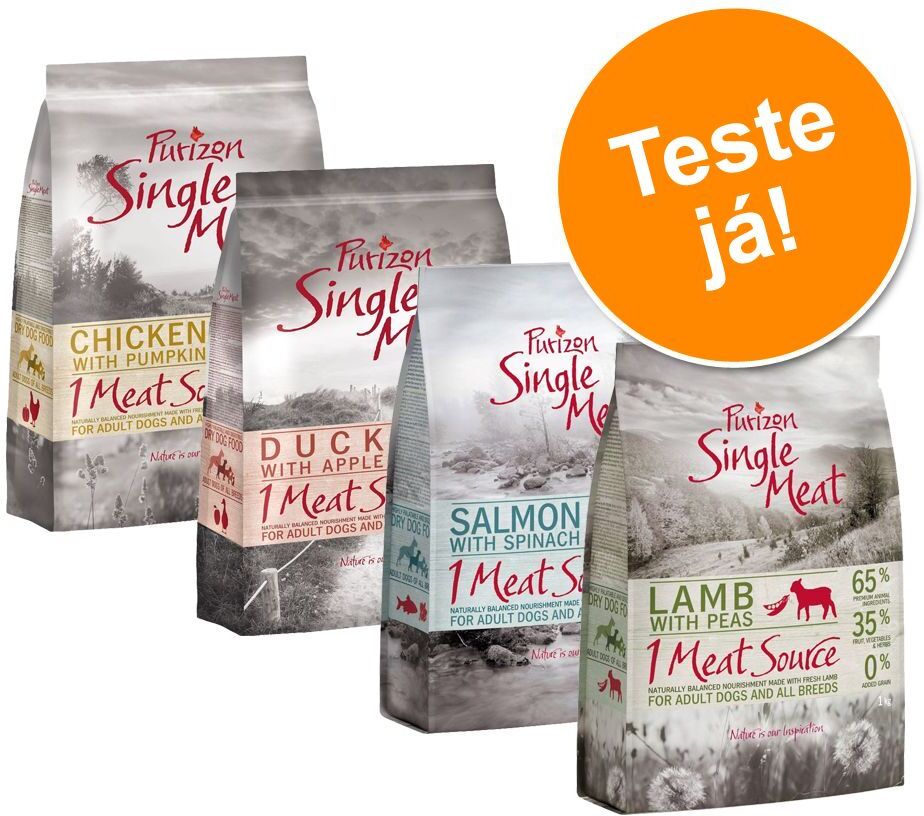 Purizon Single Meat 4 x 1 kg - Pack misto - 4 variedades