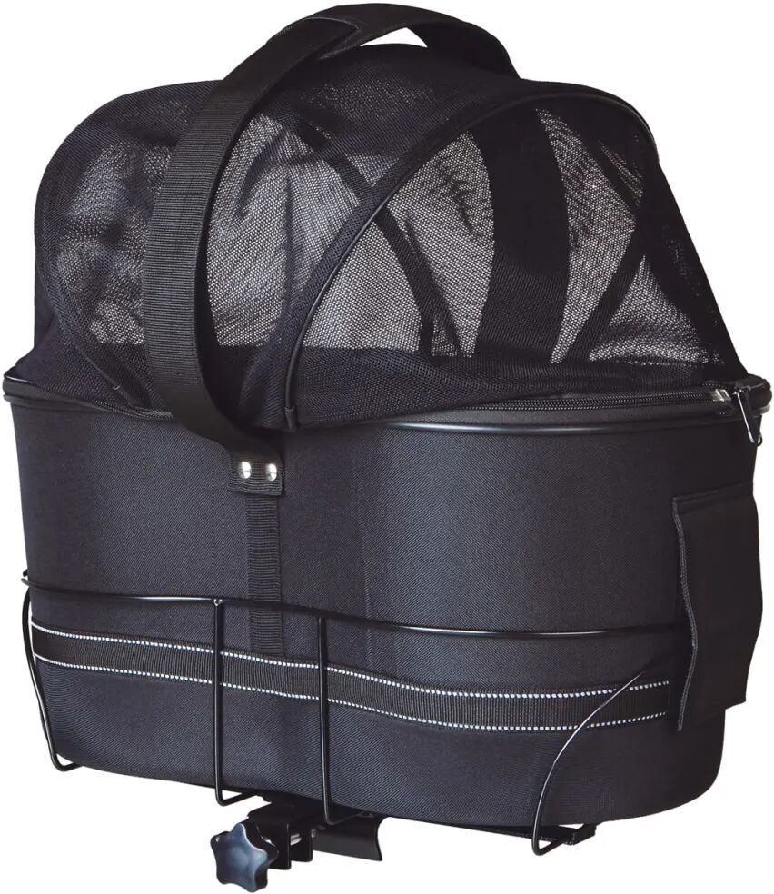 TRIXIE Transportadora de cães para bicicleta 29x42x48 cm preto 13118