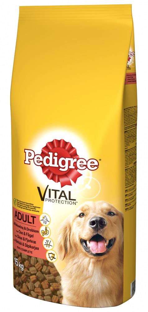 Pedigree Ração Vital Bife E Frango P/ Cão Adulto (15kg) - Pedigree