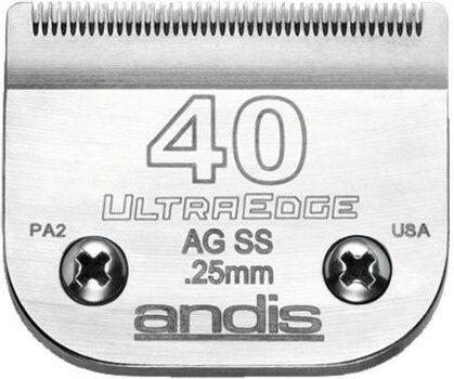 Andis Lâmina de Tosquia Para Cães De Aço Inoxidável Ultraedge. S-40 (Cirurgia Especial)