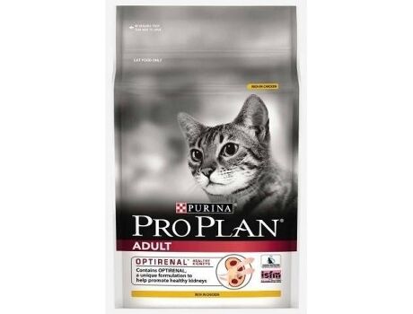 Purina Ração para Gatos Pro Plan (1.5Kg - Seca - Adulto - Sabor: Frango e Arroz)
