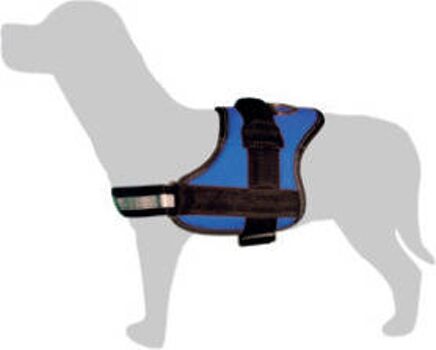 Arquivet Peitoral para Cães Acolchoamento Azul e Preto (XL)