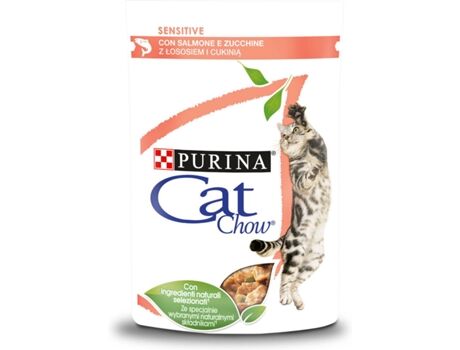 Cat Chow Ração para Gatos (85g - Húmida - Sabor: Salmão)