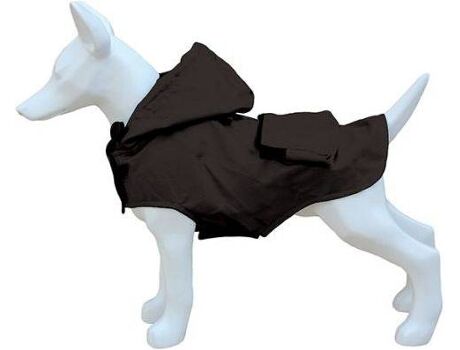Freedog Capa de Chuva para cães Waterproof Bolso 40 cm Preto