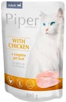 Piper Ração para Gatos (100g - Húmida - Adulto - Sabor: Frango)