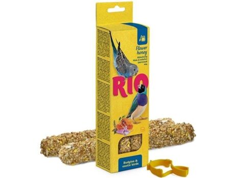 Rio Snacks para Periquitos (2 Un - 40g - Sabor: Mel)