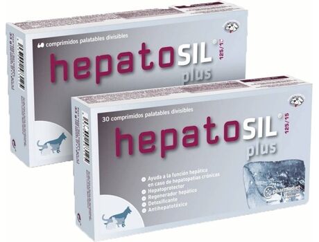 Pharmadiet Complemento Alimentar para Cães e Gatos Hepatosil Plus (60 Comprimidos)
