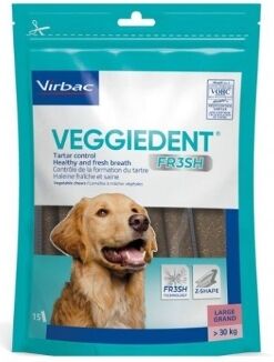 Virbac Snacks para Cães Dieta Veterinária (Tamanho L - 15 Un - Porte Grande)