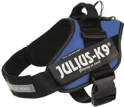 Julius-K9 Peitoral para Cães JULIUS K9 (Azul - 63-85x5cm - Nylon - L - Porte Grande)