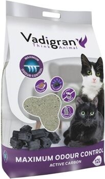 Vadigran Areia para Gatos VADRGRAN Litter Bentonite Maximum Odour Control (12 Kg)