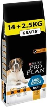 Purina Ração para Cães Pro Plan (14Kg + 2.5Kg - Seca - Porte Grande - Adulto - Sabor: Frango)