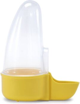 Orniex Bebedouro Automático para Aves (Amarelo - 100ml - Plástico)