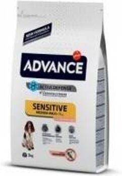 Advance Ração para Cães Animais Sensíveis (3Kg - Porte Médio e Grande - Adulto)