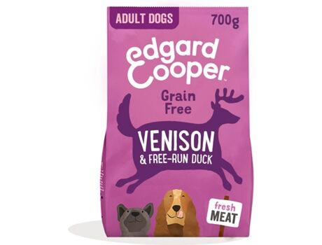 Edgard & Cooper Ração para Cães (2.5 Kg - Seca - Adulto - Sabor: Veado e Pato)