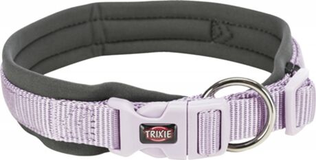 Trixie Coleira para Cães Premium (Roxo - 27-35 x 1 cm - Neoprene)