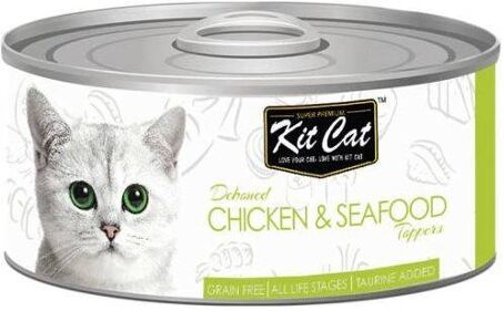 Kit Cat Ração para Gatos (80 g - Húmida - Sabor: Frango com Atum)