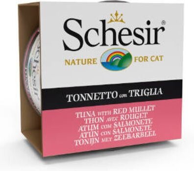 Schesir Ração para Gatos (85 g - Húmida - Sabor: Atum com Salmão)