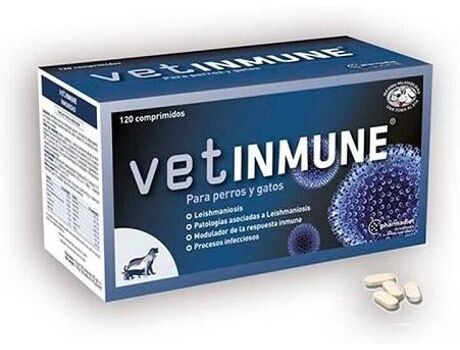 Pharmadiet Complemento Alimentar para Cães e Gatos Vetinmune (120 Comprimidos)