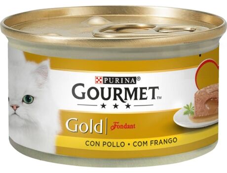 Gourmet Ração para Gatos PURINA Gold Fondant (85 g - Húmida - Adulto - Sabor: Frango)