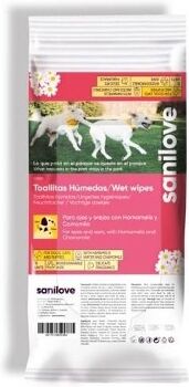 Sanicat Toalhitas para Cães Sanilove Wipes Park Eyes & Ears