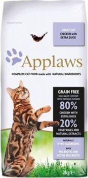 Applaws Ração para Gatos (2 Kg - Seca - Sabor: Frango e Pato)