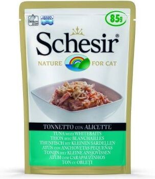 Schesir Ração para Gatos (85 g - Húmida - Sabor: Atum)