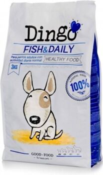 Dingo Ração para Cães (15Kg - Seca - Adulto - Sabor: Peixe)