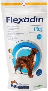 Vetoquinol Complemento Alimentar para Cães Flexadin Plus (30 Comprimidos - Porte Médio e Grande)