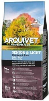 Arquivet Ração para Cães (15 Kg - Seca - Sénior - Light)