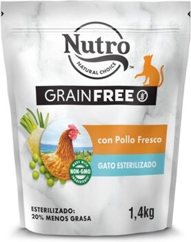 Nutro Ração para Gatos (400 g - Seca - Sabor: Frango Fresco sem Grãos)