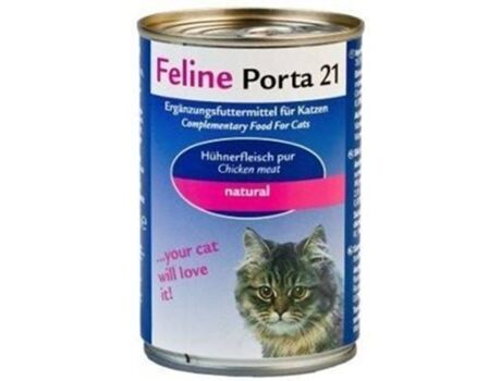 Porta21 Ração para Gatos (400 g - Húmida - Sabor: Frango)