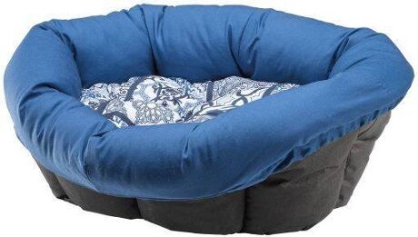 Ferplast Cama para Cães Star (Cinzento e Azul - 52x39x21 cm - Algodão)