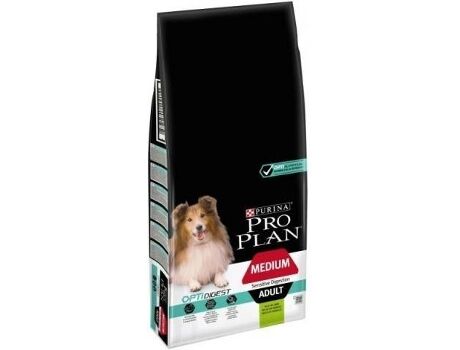 Purina Ração para Cães Pro Plan (3Kg - Seca - Porte Médio - Adulto - Sabor: Cordeiro)