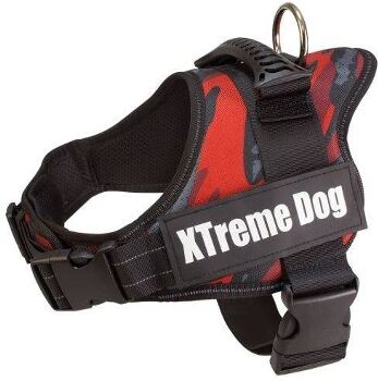 Arquivet Peitoral para Cães Xtreme Dog Camuflagem Vermelho (L)