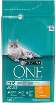 One Ração para Gatos (1.54 Kg - Seca - Adulto - Sabor: Frango)