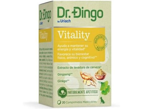 Dr. Dingo Complemento Alimentar para Cães DR.DINGO Vitality (20 Unidades)