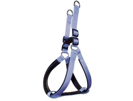 Arquivet Peitoral para Cães Nylon Liso Azul (T-1)