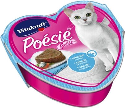 Vitakraft Ração para Gatos (85g - Húmida - Sabor: Salmão)