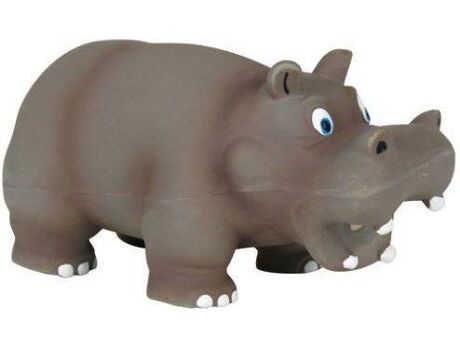 Trixie Mordedor para Cães Hipopotamo com Som (17 cm - Látex)