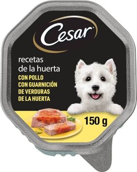 Cesar Ração para Cães (14 x 150 g - Húmida - Todas as Idades - Sabor: Frango e Vegetais)