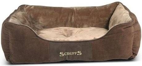 Scruffs Cama para Cães Chester (Castanho - 75x60cm - Camurça Sintética)