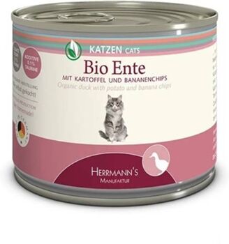 Herrmanns Ração para Gatos (200 g - Húmida - Todas as Idades - Sabor: Pato)