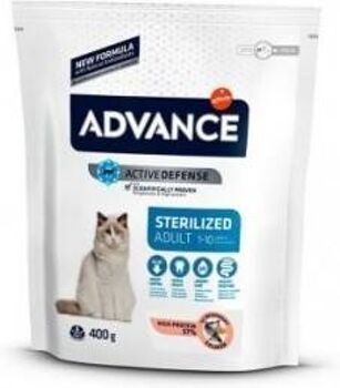 Advance Ração para Gatos Animais Sensíveis (1.5Kg - Seca - Adulto - Castrados - Sabor: Salmão)