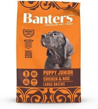 Banters Ração para Cães (3 Kg - Seca - Porte Grande - Cachorros)