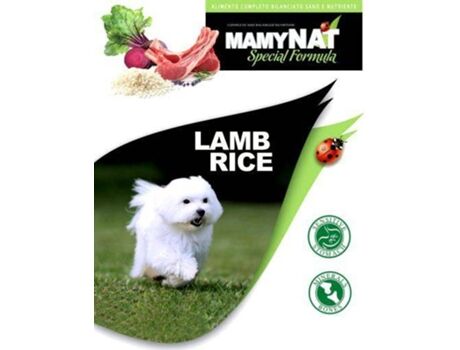Mamynat Ração para Cães (20 Kg - Seca - Sabor: Cordeiro e Arroz)