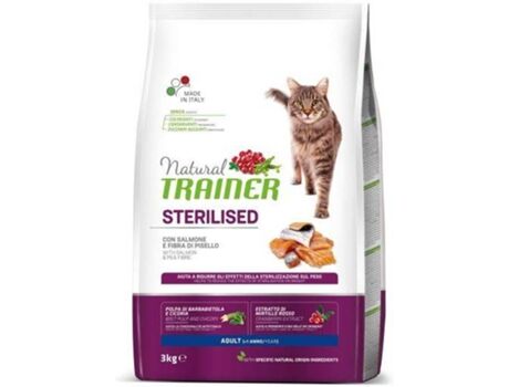 Trainer Ração para Gatos (3 Kg - Seca - Adulto - Esterilizados - Sabor: Salmão)