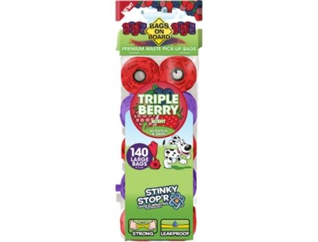 Simple Solution Sacos com Fragrância Triple Berry (10x14 un)